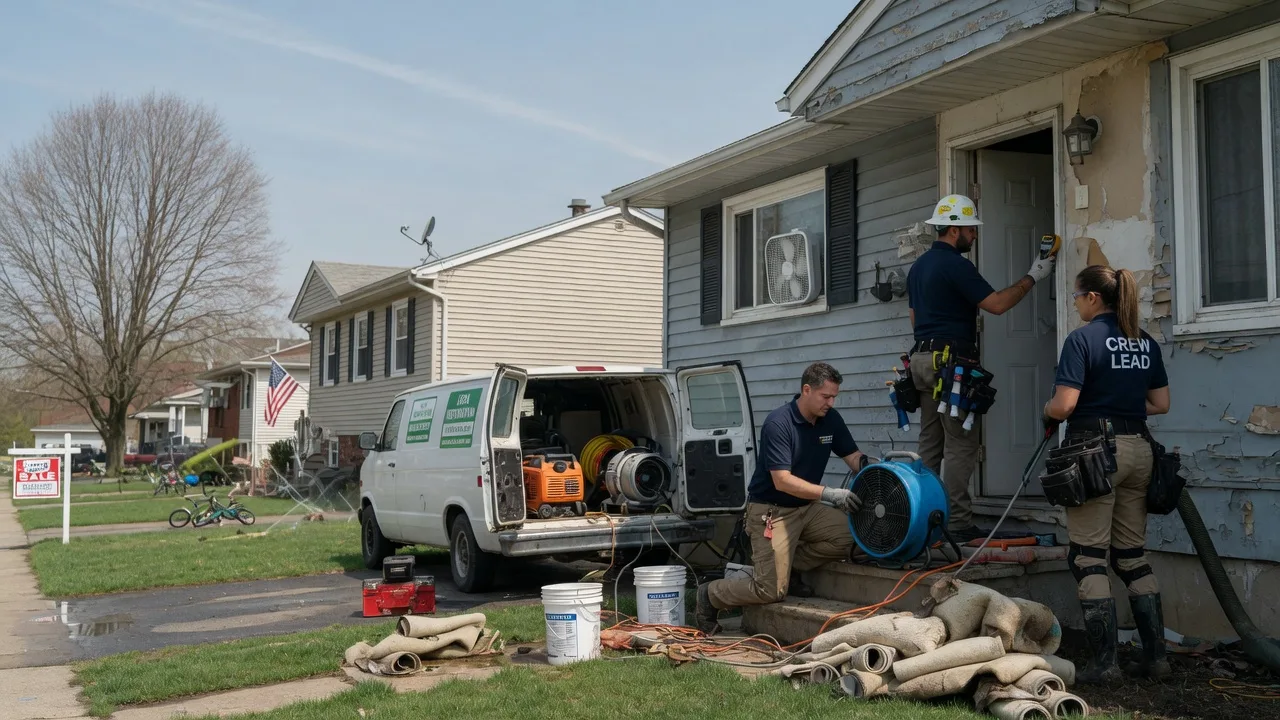 Flood Cleanup in Schnecksville, PA near me